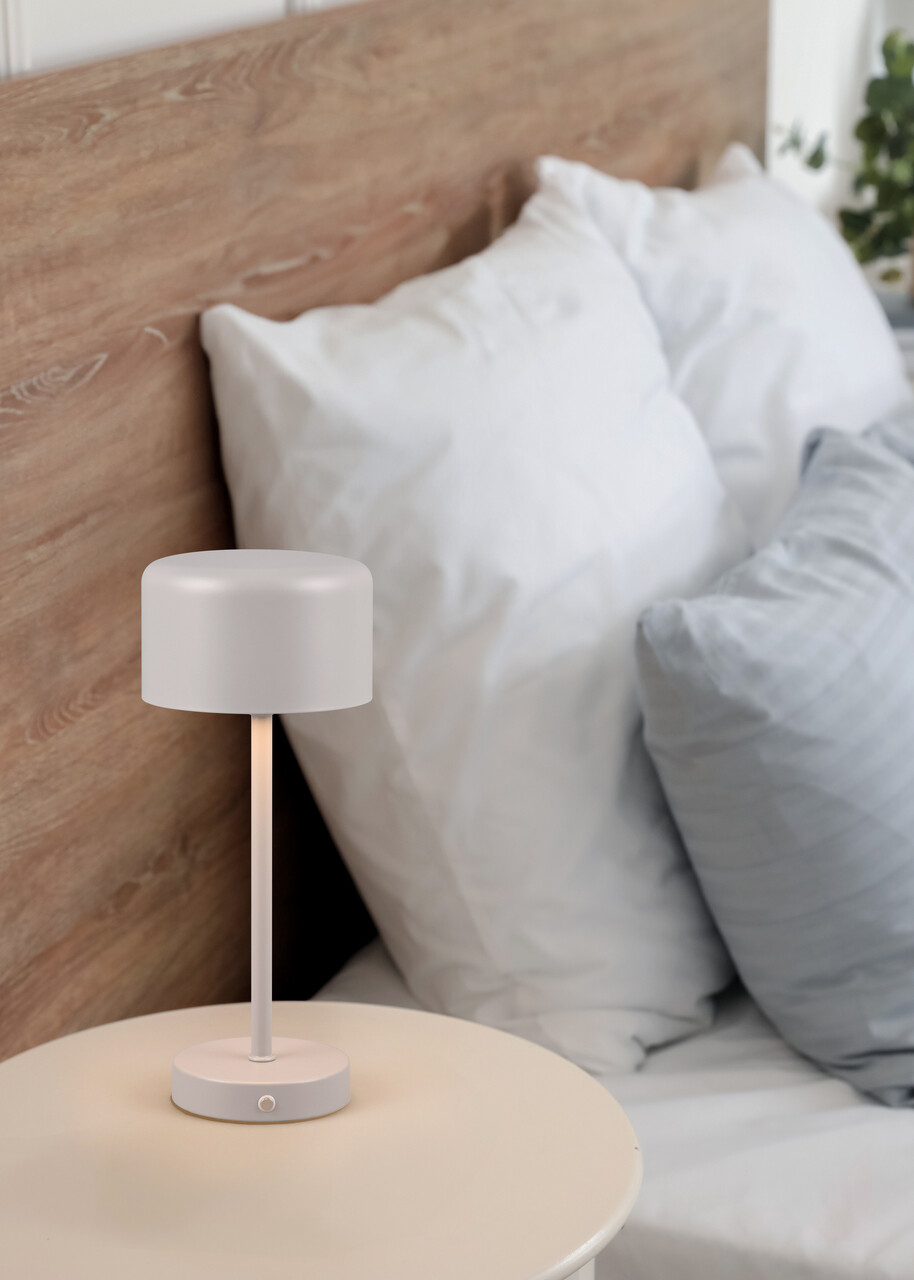 Lampa de masa Jeff, RL, 12.5x30 cm, 1.5W, 1x SMD, metal, gri deschis - imagine 7